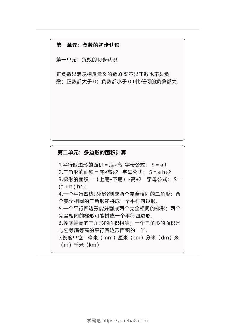 五年级数学上册苏教版课课贴-学霸吧